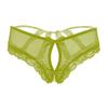 SUKIRIYA Womens lace briefs sexy panties with cage back (Olive Green, 1X/2X) view 1