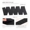FeelinGirl Waist Trainer for Women Tummy Control Trimmer Belt One Size Waist Cincher Snatch Bandage Wrap Plus Size Body Shaper Black view 4