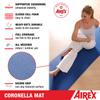 AIREX Official Coronella Exercise Mat - Home Workout for Rehabilitation, Strength Training, Aerobics, Water Fitness, Workouts, Floor Exercises with Premium Foam 72'' x 23'', Charcoal (32-1238C) view 2