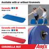 AIREX Official Coronella Exercise Mat - Home Workout for Rehabilitation, Strength Training, Aerobics, Water Fitness, Workouts, Floor Exercises with Premium Foam 72'' x 23'', Charcoal (32-1238C) view 4