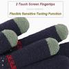 Winter Reindeer Touchscreen Gloves for Women and Men Windproof Thermal Fleece Lined Gloves Warm Wool Knit Texting Running Gloves Anti-Slip Outdoor Cycling Driving Skiing Motorcycle Gloves Elastic Cuff view 4