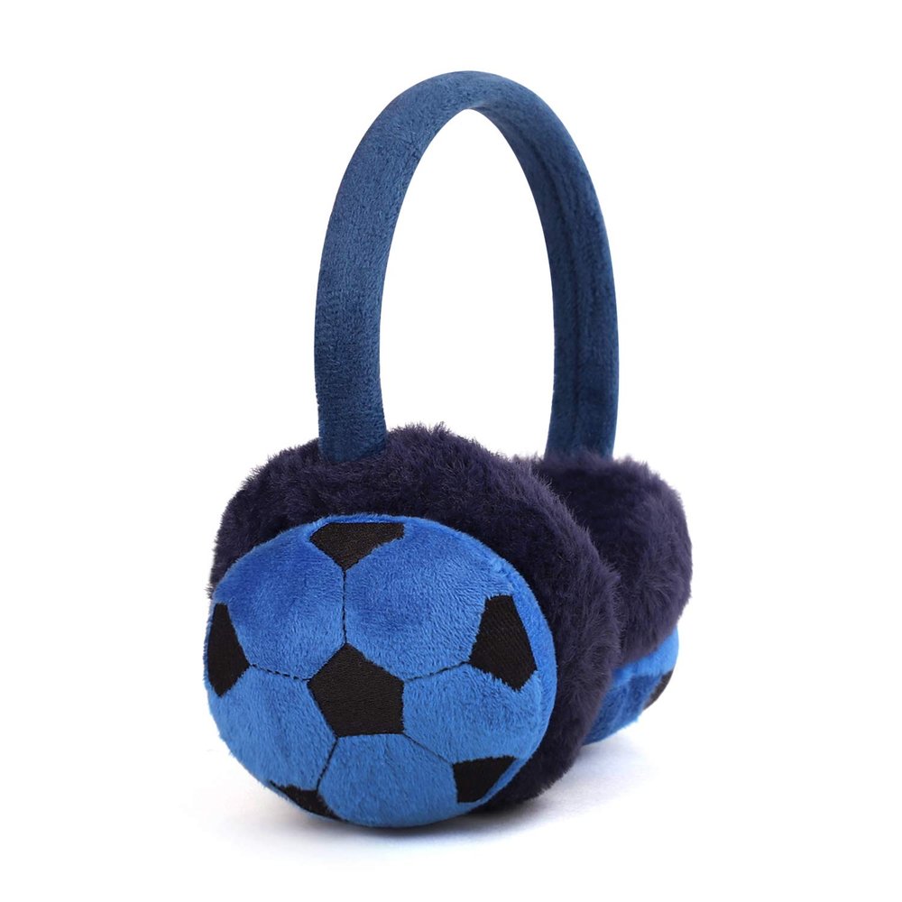 MioCloth Kids Cute Soccer Football Cartoon Earmuff Winter Cold Weather Keep Ear Warm Cover Headband Furry Earwarmer for Boy Girl