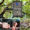DDER Portable Outdoor Camping Shower Bag 15L Large Capacity Water Bag Collapsible Water Container Water Bag for Hiking Backpacking (Gray) view 3