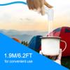 DDER Portable Outdoor Camping Shower Bag 15L Large Capacity Water Bag Collapsible Water Container Water Bag for Hiking Backpacking (Gray) view 4