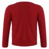 Hularka Kids Girls Solid Color Knit Cardigan Sweaters Open Front Shrug Bolero Cardigan Coats for Casual Daily Red 18-24 Months view 2