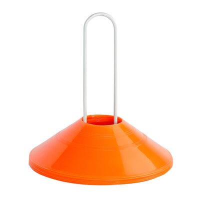 Agility Training Cone Soft Plastic Disc Cone, Children's Football Roller Skating Agility Training Cone, Color Indoor and Outdoor Marker Cones (Color : Orange, Size : 5pcs)