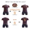 ORKY Men Soccer Jersey, Custom Made Name Number Shirt for Kids Season Tournament, Quick Dry Football Team Uniform(Rosy/Purple 130CM) view 2