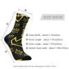 Ronda Thornton Unisex Dress Crew Socks Basquiat Crown Calf Socks Cushioning Athletic Casual Socks Funny Pattern Novelty Socks Winter Socks Fun Gifts,One Size view 4