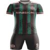 ORKY Men Soccer Jersey, Custom Made Name Number Shirt for Kids Season Tournament, Quick Dry Football Team Uniform(Green/Black 140CM) view 1