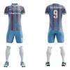ORKY Men Soccer Jersey, Custom Made Name Number Shirt for Kids Season Tournament, Quick Dry Football Team Uniform(Red/Blue 130CM) view 3