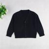1-7T Little Boys Girls Cotton Knit Sweater V Neck Long Sleeve Cardigan Solid Button Sweaters Outwear School Uniforms (Navy,5-6T,5 Years,6 Years) view 2
