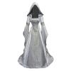 SHOPESSA Women's Gothic Dress with Hood Medieval Costume Corset Renaissance Dress Cosplay Vintage Victorian Ball Gowns view 1