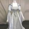 SHOPESSA Women's Gothic Dress with Hood Medieval Costume Corset Renaissance Dress Cosplay Vintage Victorian Ball Gowns view 4