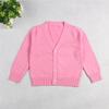 1-7T Little Boys Girls Cotton Knit Sweater V Neck Long Sleeve Cardigan Solid Button Sweaters Outwear School Uniforms (Pink,4-5T,4 Years,5 Years) view 2