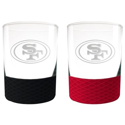 Great American Products San Francisco 49ers 14oz. Commissioner Rocks Glass Two-Piece Set