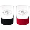 Great American Products San Francisco 49ers 14oz. Commissioner Rocks Glass Two-Piece Set view 1
