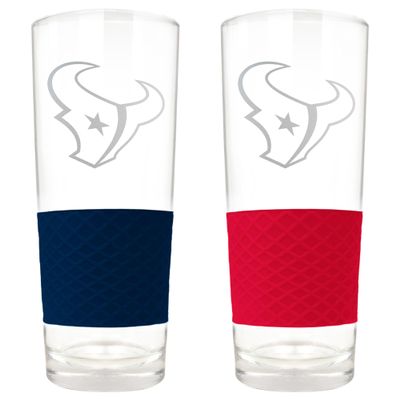 Great American Products Houston Texans 22oz. Logo Score Pint Glass Two-Piece Set