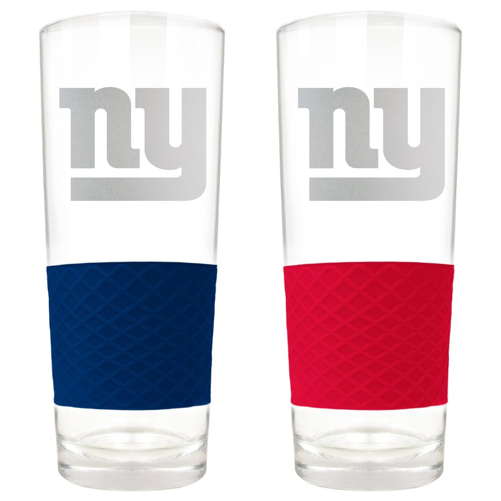 Great American Products New York Giants 22oz. Logo Score Pint Glass Two-Piece Set