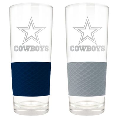 Great American Products Dallas Cowboys 22oz. Logo Score Pint Glass Two-Piece Set