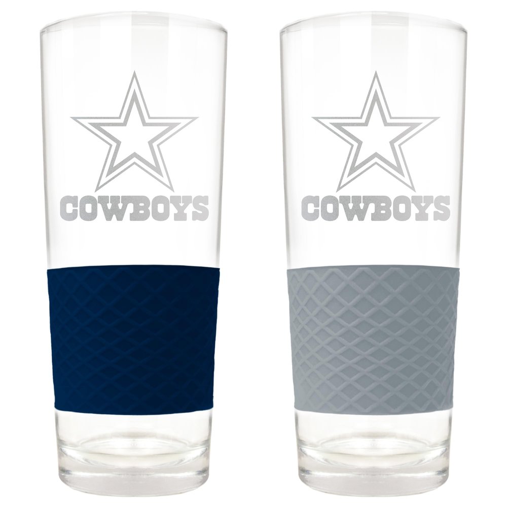 Great American Products Dallas Cowboys 22oz. Logo Score Pint Glass Two-Piece Set