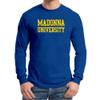 AL01 - Madonna University Crusaders Basic Block Long Sleeve T Shirt - Large - Royal view 2