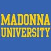 AL01 - Madonna University Crusaders Basic Block Long Sleeve T Shirt - Large - Royal view 3