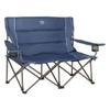 Timber Ridge 2 Person Folding Loveseat Comfortable Double Foldable Camping Chair Folding Lawn Chairs for Outside, Blue view 1