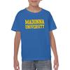 UGP Campus Apparel YS01 - Madonna University Crusaders Basic Block Youth T-Shirt - Large - Royal view 4