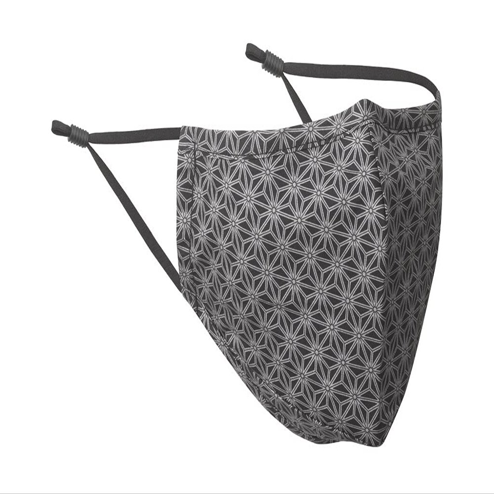 100% Cotton Washable Bentley Black Face Mask - XL Adult