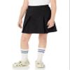 Amazon Essentials Girls' Pleated Pull-on Uniform Scooter Skirts, Pack of 2, Black, Large view 2