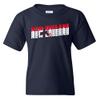 UGP Campus Apparel New England Retro Repeat - Hometown Pride Youth T Shirt - Small - Navy view 1