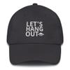CreativeTees4You Let's Hang Out Paragliding Glider Embroidered Dad Hat Adjustable Cotton Cap Dark Grey view 1