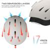 STOMP Ski & Snowboarding Snow Sports Helmet with Build-in Pocket in Ear Pads for Wireless Drop-in Headphone (Matte Grey, Medium) view 4