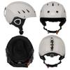 STOMP Ski & Snowboarding Snow Sports Helmet with Build-in Pocket in Ear Pads for Wireless Drop-in Headphone (Matte Grey, Large) view 2