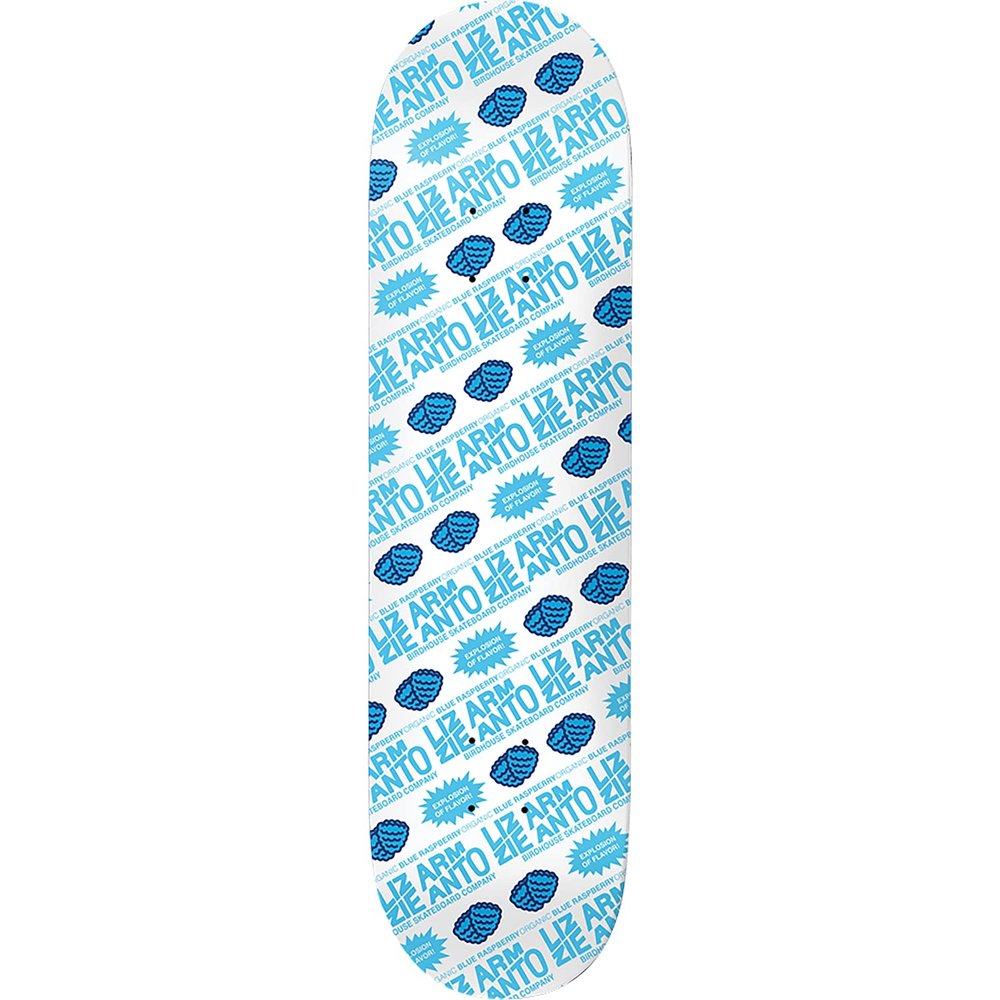 Birdhouse Armanto Blue Razz Skateboard Deck - 8.25 - (Bundled with Free 1" Hardware Set)