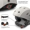STOMP Ski & Snowboarding Snow Sports Helmet with Build-in Pocket in Ear Pads for Wireless Drop-in Headphone (Matte Grey, Small) view 3