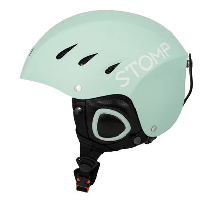 STOMP Ski & Snowboarding Snow Sports Helmet with Build-in Pocket in Ear Pads for Wireless Drop-in Headphone (Matte Frost, X-Large)