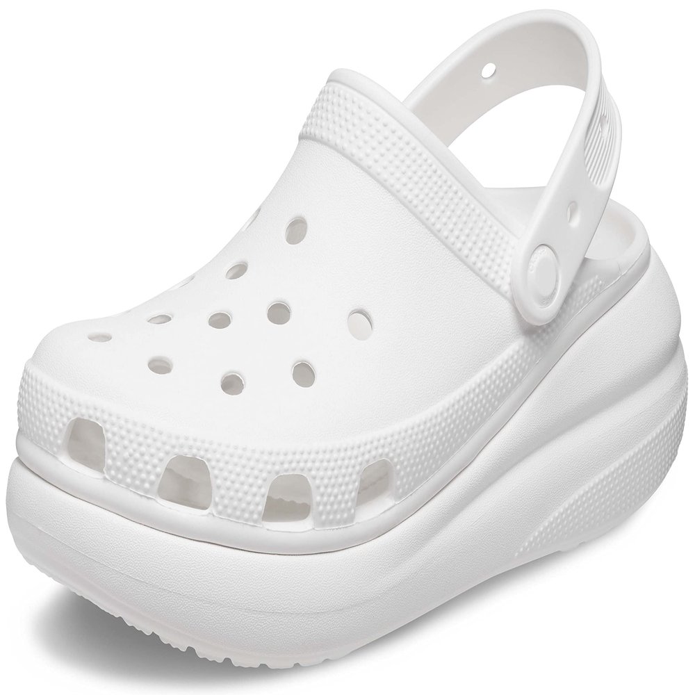 Crocs Classic Crush Clog White Men's 13, Women's 15 Medium