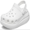 Crocs Classic Crush Clog White Men's 13, Women's 15 Medium view 1