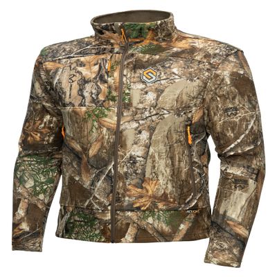 ScentLok Stealth Midweight Fleece Scent Control Camo Hunting Jacket for Men (Realtree Edge, X-Large)