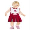 Little King NCAA Infant/Toddler Girls One Piece Team Cheer Jumper Dress-Oklahoma-4T view 1