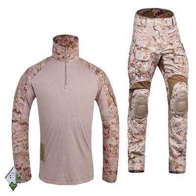 Emerson Airsoft Tactical BDU Military Suit Combat Gen3 Uniform Shirt Pants AOR1 (X-Large)