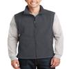 JustBlanks Full-Zip Vest s Value Fleece Sleeveless Jacket Vest - Iron Grey - XL view 1