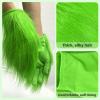 Bnikion Green Monster Gloves Green Furry Hand Gloves for Adult Halloween Christmas Cosplay Costume Accessories view 4