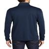 JustBlanks Mens Silk Touch Long Sleeves Performance Quarter-Zip Pullover - Navy/Steel Grey - XL view 2
