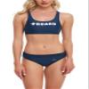Adoretex Women's Guard Sport Bra Workout Bikini Top (FGN08T) - Navy - Large view 2