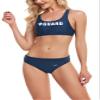 Adoretex Women's Guard Sport Bra Workout Bikini Top (FGN08T) - Navy - Large view 3