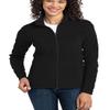 JustBlanks Womens Full-Zip Long Sleeves Jackets Lightweight Microfleece Jacket - Black - M view 1
