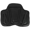WQAZ Cowhide Saddle seat Cushion Saddle Cushion Tourist Saddle Western Saddle Memory Foam Cushion Harness Supplies Sweat Pad Cushion Comfortable Soft and Light Weight (Color : Black) view 2