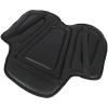 WQAZ Cowhide Saddle seat Cushion Saddle Cushion Tourist Saddle Western Saddle Memory Foam Cushion Harness Supplies Sweat Pad Cushion Comfortable Soft and Light Weight (Color : Black) view 4